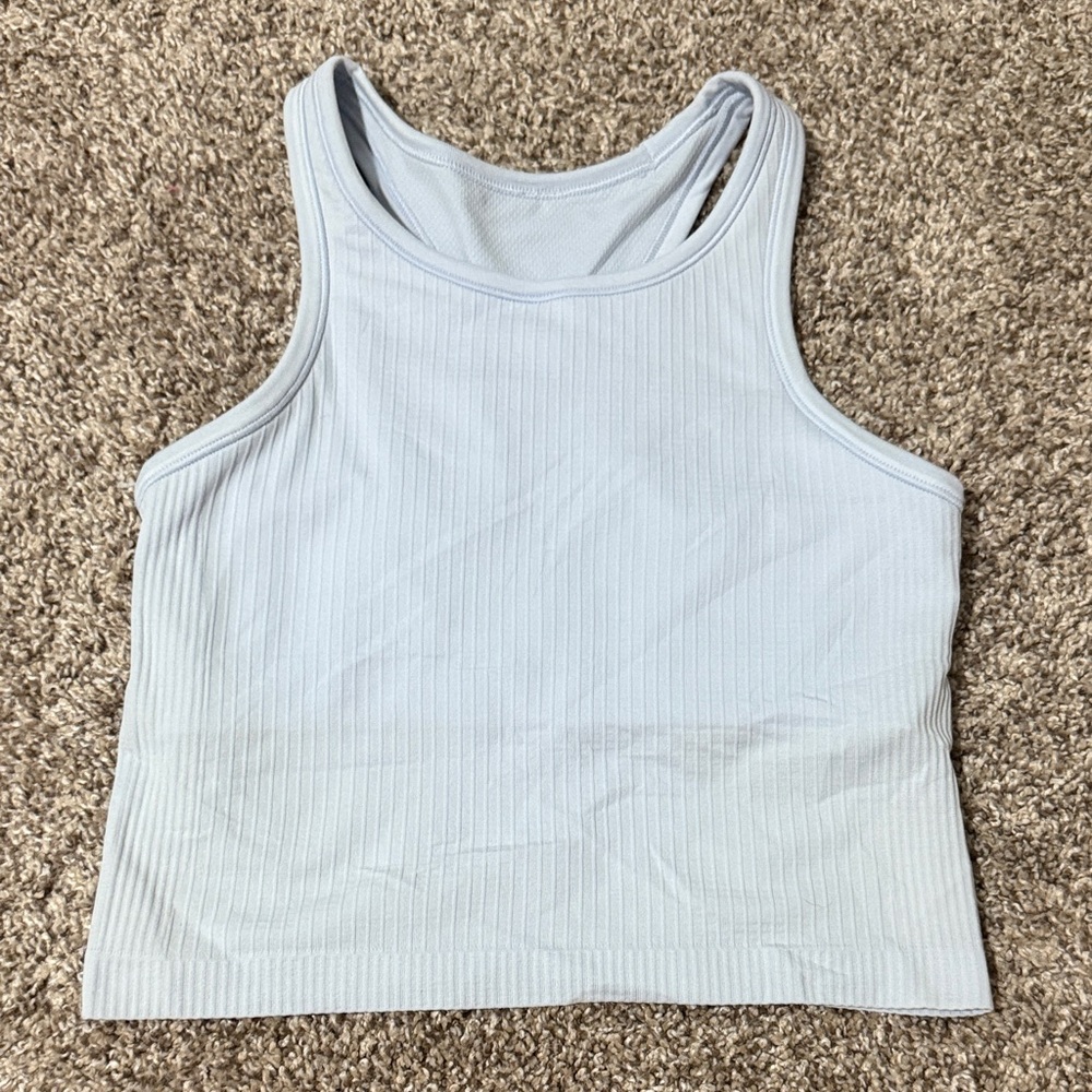 Lululemon EBB to Street Cropped Tank Top